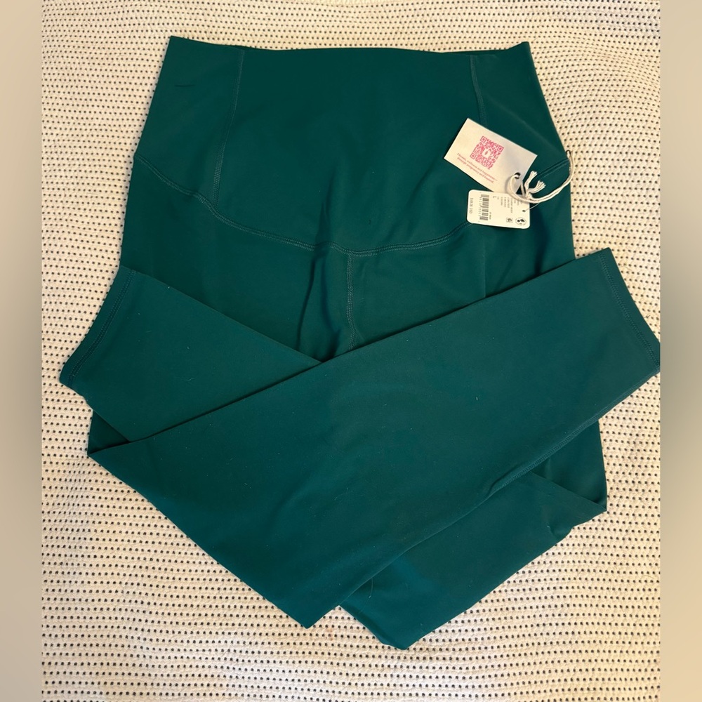 FP Movement by Free People Emerald Green Maternity Leggings L NWT - Picture 4 of 6